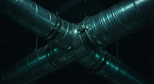 Metal HVAC ductwork